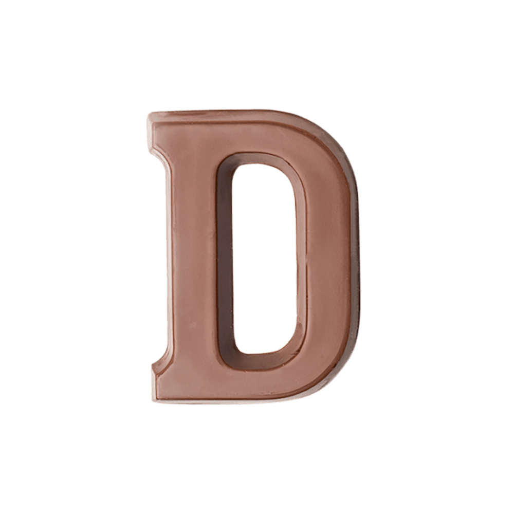 milk-chocolate-letter-d Milk Chocolate Letter D