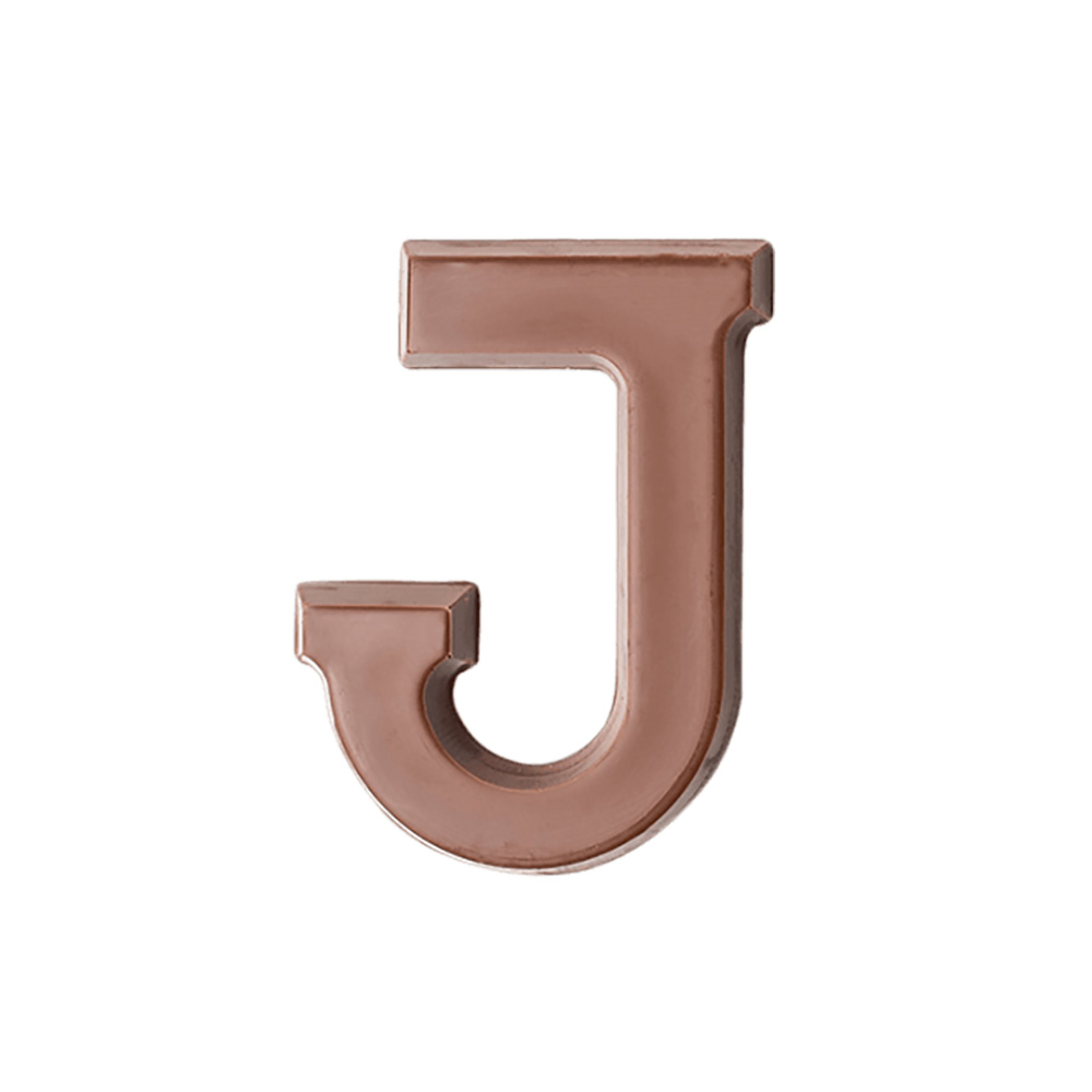 milk-chocolate-letter-j Milk Chocolate Letter J
