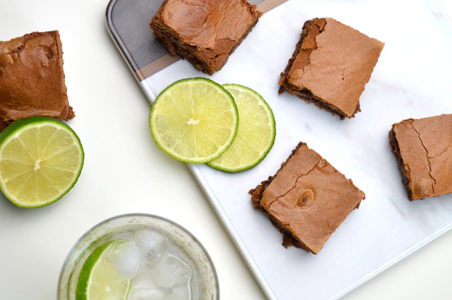 Gin & Tonic Brownie Recipe