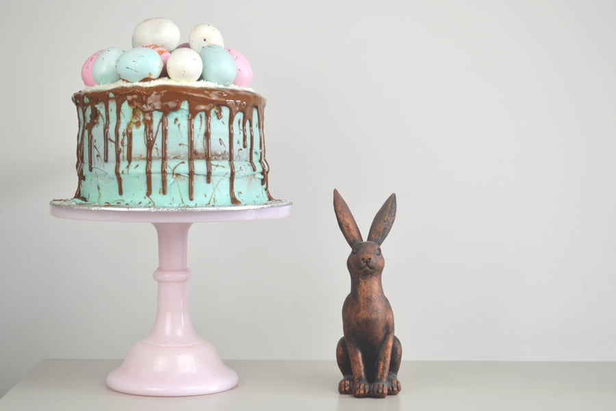 Coconut, Vanilla & Chocolate Layer Cake Recipe
