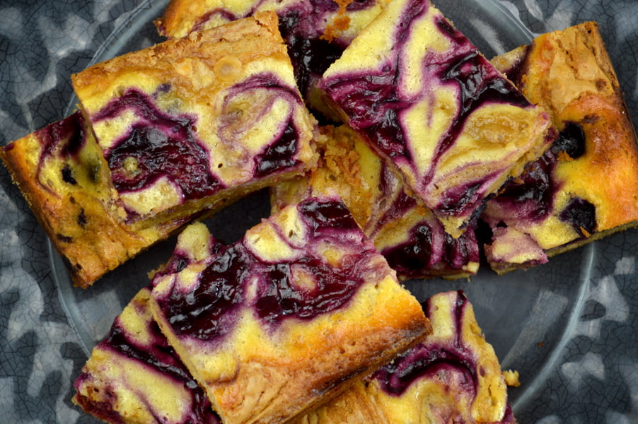 Berry Cheesecake Blondies Recipe