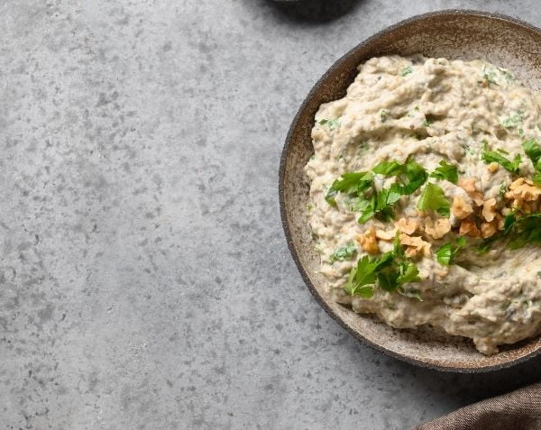 White Chocolate Baba Ghanouj