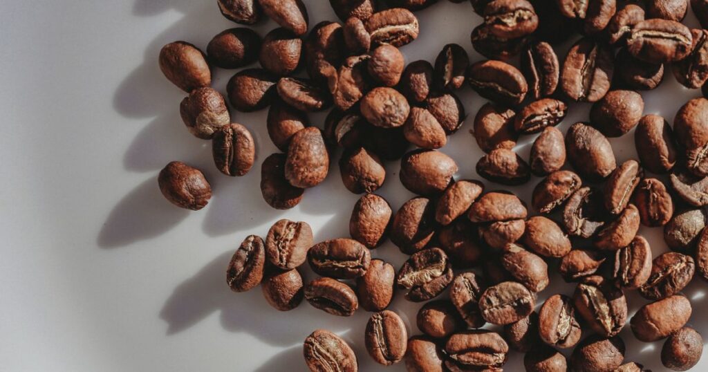 Mocha coffee beans