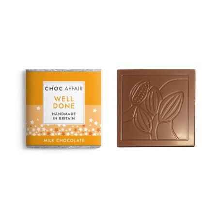 well done milk chocolate bar